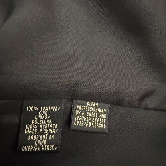 Vintage Black Studded Women's Leather Jacket - Picture 4 of 8